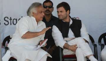 Jairam Ramesh with Rahul Gandhi