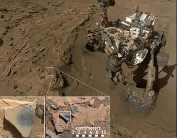 Curiosity Mars rover found rocks containing manganese-oxide minerals