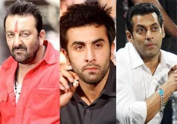 Sanjay, Salman and Ranbir 