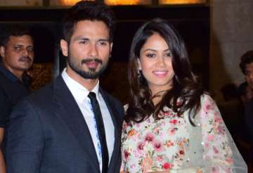 Shahid Kapoor with his wife Mira Rajput