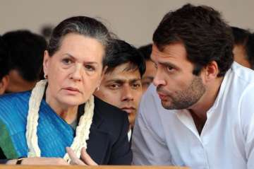 Sonia Gandhi with Rahul