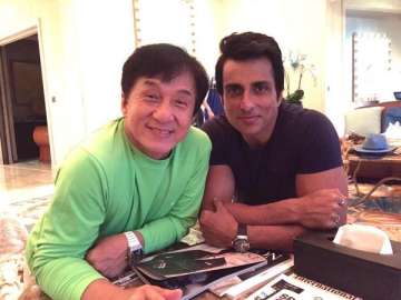 Jackie Chan with Sonu Sood