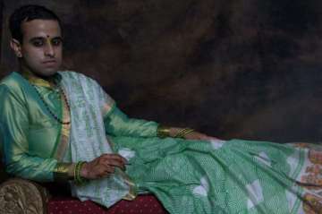 The saree man, Himanshu Verma