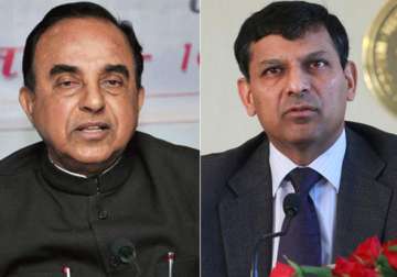 Subramanian Swamy and Raghuram Rajan