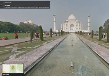 Taj Mahal's Street View on Google Maps