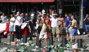 Violence between Russian and British fans in Euro Cup