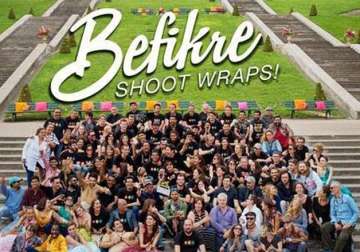 Aditya and Rani in this picture of ‘Befikre’ wrap up
