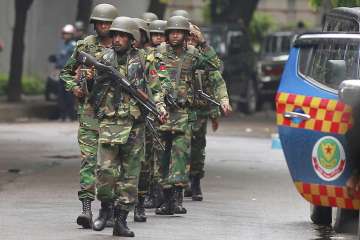 Terrorists attacked a restaurant in Dhaka's high security area