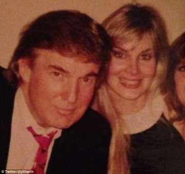 Donald Trump with Jill Harth
