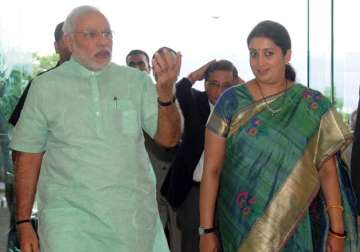 Narendra Modi and Smriti Irani