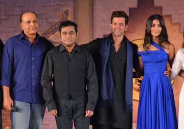 Ashutosh Gowariker, A R Rahman, Hrithik Roshan, Pooja Hegde