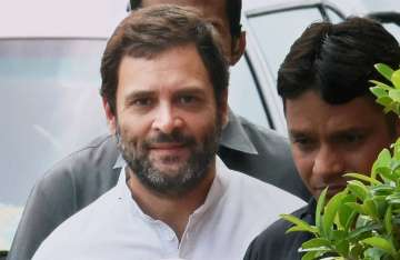 Congress Vice Pesident Rahul Gandhi arrives at Parliament house on Monday