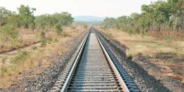 Unmanned railway crossing