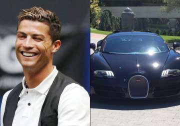 Cristiano Ronaldo and his new Buggati