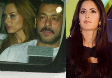 Salman Khan, Iulia Vantur and Katrina Kaif