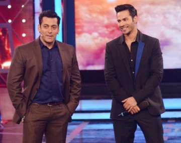 Salman Khan with Varun Dhawan