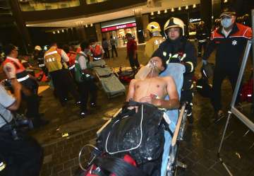 People injured after a blast in Taiwan train