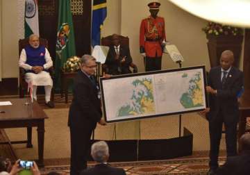 India hands over navigational chart to Tanzania