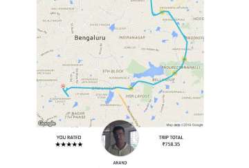 Uber driver Anand 