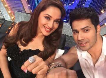 Madhuri Dixit tells how Varun Dhawan was as a child