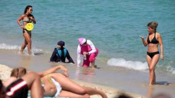 Two women in so-called burkinis- India TV