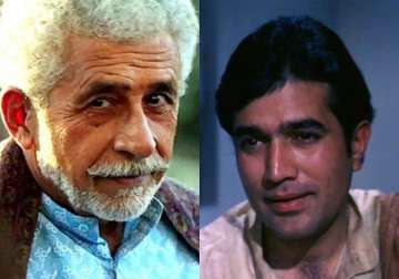 Naseeruddin Shah and Rajesh Khanna