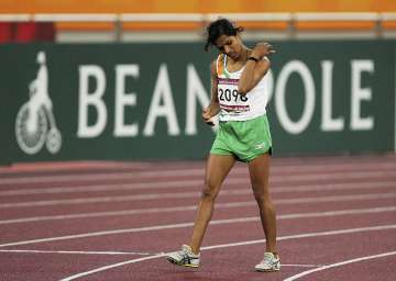 OP Jaisha in 1500m race during the 15th Asian Games Doha 2006
