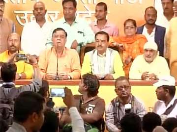 Seven legislators from three political parties joined the BJP