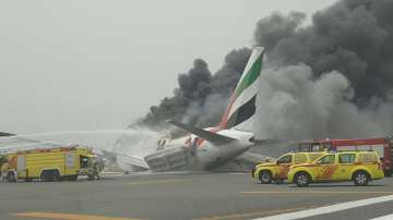 Dubai air craft crash landing