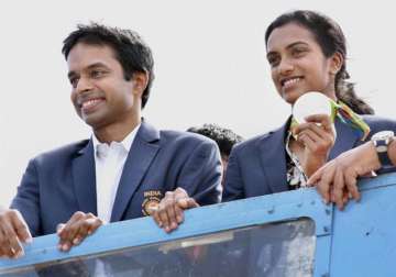 Pullela Gopichand and PV Sindhu