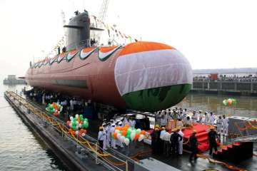 Scorpene class submarine INS Kalvari 