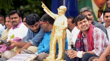 Kanhaiya Kumar at the rally