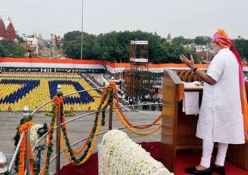 Prime Minister Narendra Modi at Red Fort