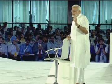PM Modi at townhall event