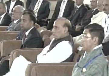 Rajnath Singh along with SAARC Home Ministers calls on Pak PM Nawaz Sharif