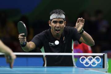 Indian table tennis player Achanta Sharath Kamal 