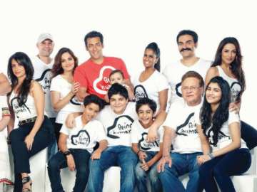 Salman Khan with his family