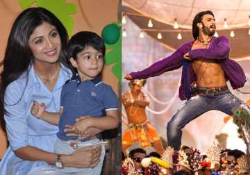 Shilpa Shetty with son Viaan, Ranveer Singh