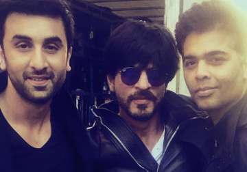 Shah Rukh Khan, Karan Johar and Ranbir Kapoor