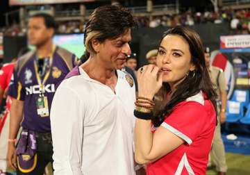 Shah Rukh Khan and Preity Zinta