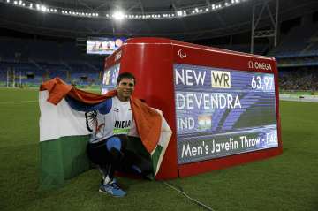 Paralympic gold medallist Devendra Jhajharia