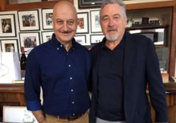 Anupam Kher meets Robert De Niro