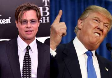  Brad Pitt questions the intentions of Donald Trump