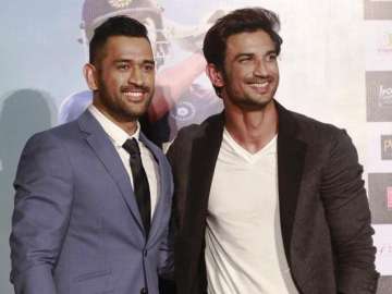 Reel Dhoni Sushant shares screen space for the first time with Dhoni