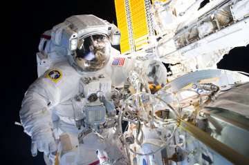 Jeff Williams andKate Rubins spacewalk- India tv
