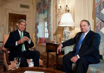 John Kerry and Nawaz Sharif