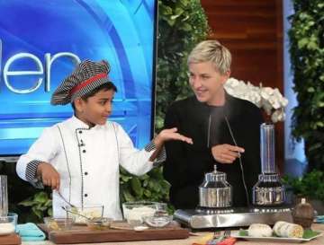 6-year-old Indian chef cooked a storm at American chat show ‘The Ellen DeGeneres
