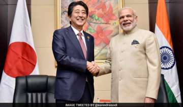 PM Modi with Japanese PM Shinzo Abe
