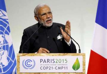 PM Modi at  World Climate Change Conference 2015 in Paris