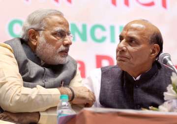 Narendra Modi and Rajnath Singh